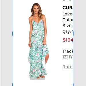 lovers & friends curacao slip dress